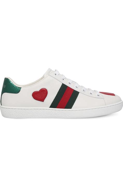 gucci sneakers ace cuore|gucci ace sneakers men's.